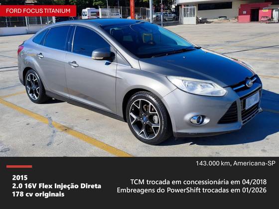 FORD FOCUS 2.0 TITANIUM SEDAN 16V FLEX 4P POWERSHIFT